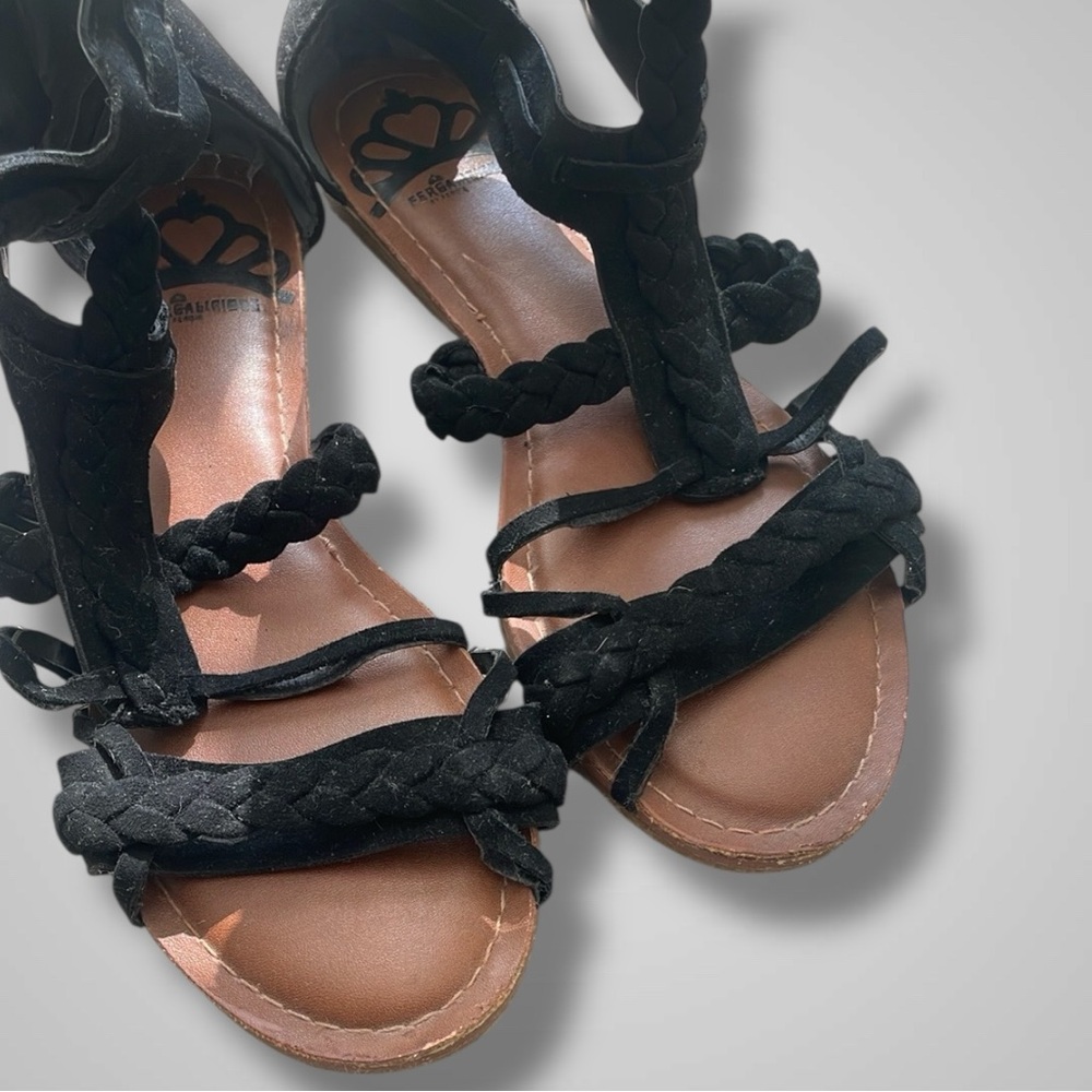 Fergalicious Black Strappy Gladiator Sandals - Picture 10 of 12